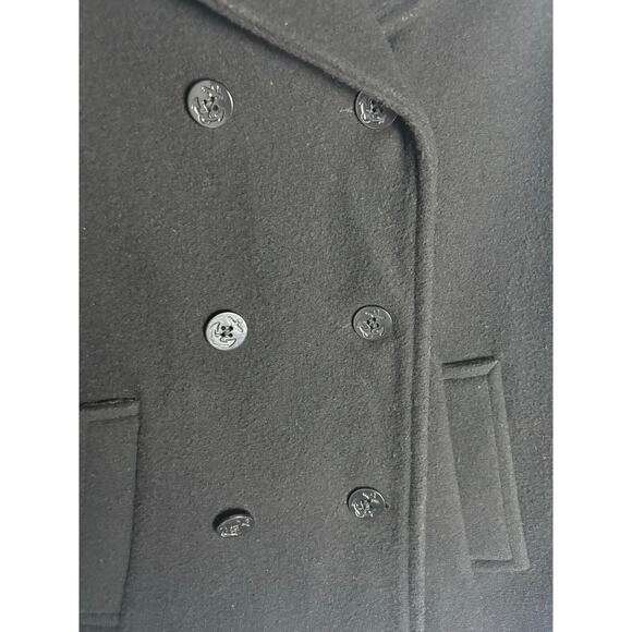 Vintage Eddie Bauer Peacoat Women’s Black Made in USA - Picture 3 of 9